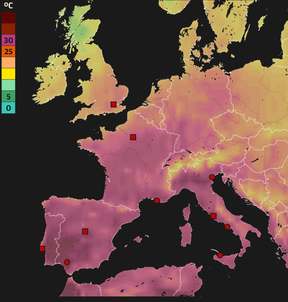 🔥 Record-Breaking Heatwave Sweeps Across Europe in July 2025